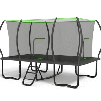 Jump Into Fun Rectangle Trampoline 8x14FT, 2000LBS Weight Capacity Heavy Duty Outdoor Large Gymnastics Trampolines for Kids and Adults with Enclosure Net (Copy)